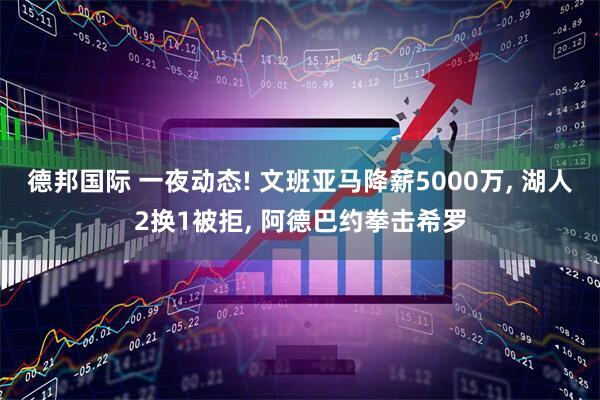 德邦国际 一夜动态! 文班亚马降薪5000万, 湖人2换1被拒, 阿德巴约拳击希罗